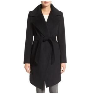 Diane von Furstenberg Wool Blend Wrap Coat Size 6